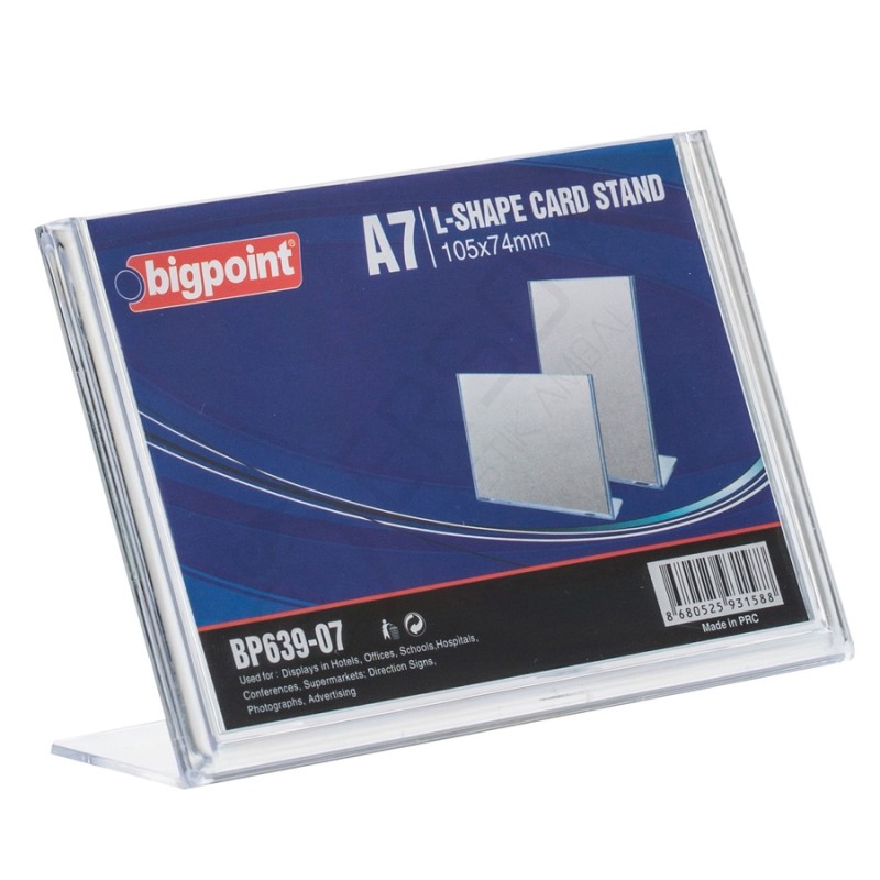 105*74 mm A7 Kart Standı