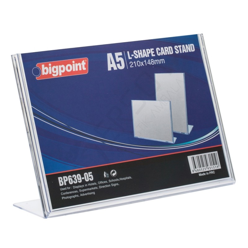 210*148 mm A5 Kart Standı