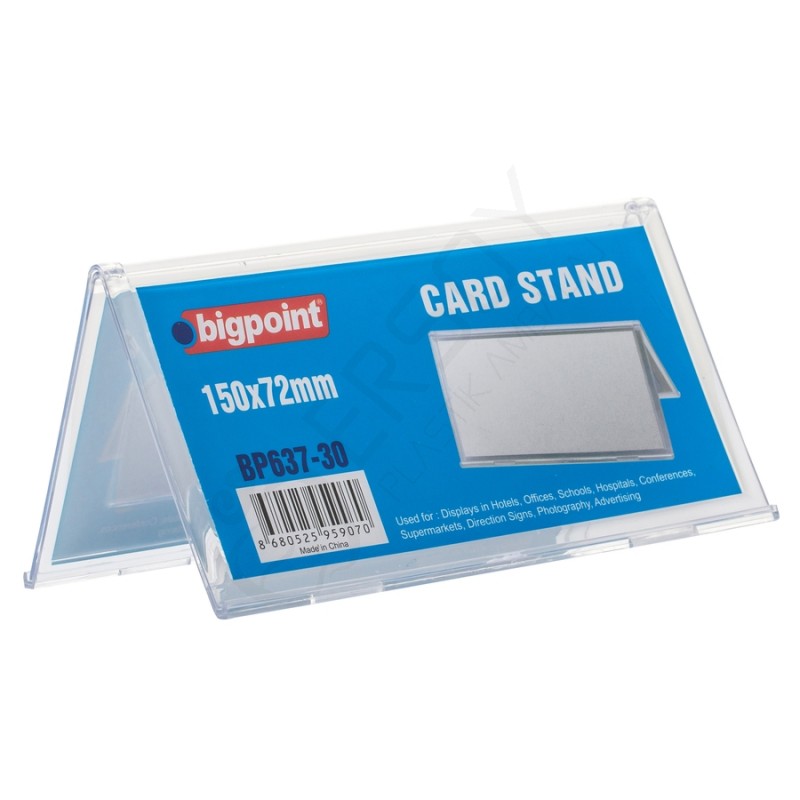 150*72 mm Kart Standı