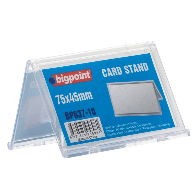 75*45 mm Kart Standı 75*45 mm Kart Standı