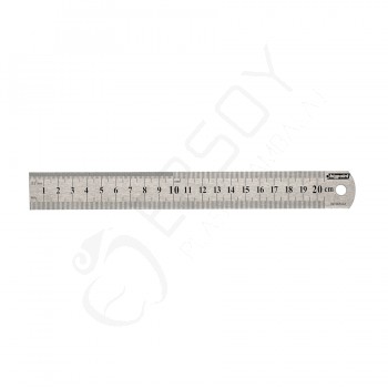 Çelik Cetvel 20 cm.