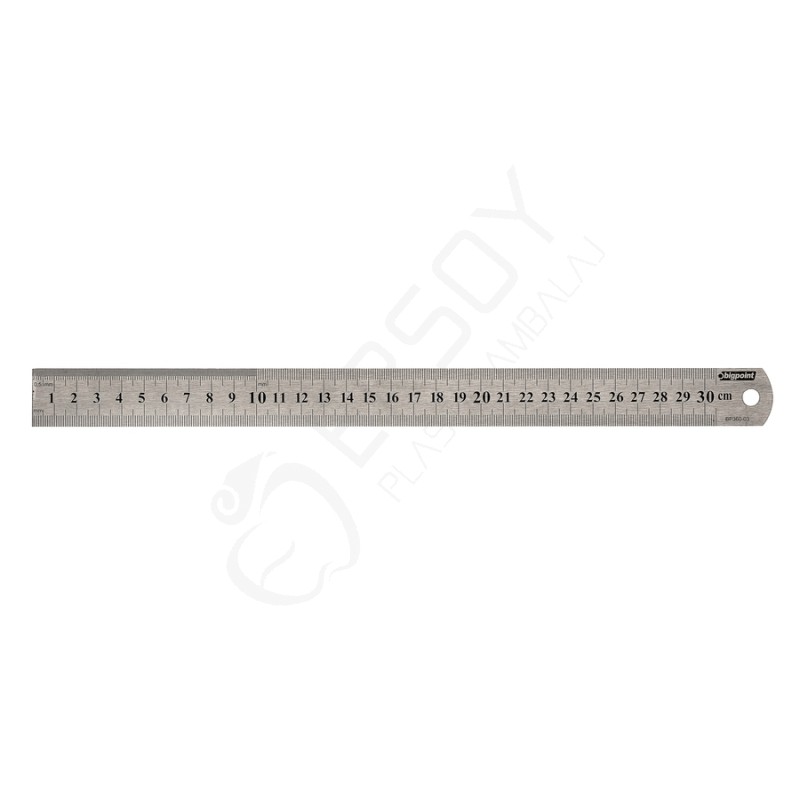 Çelik Cetvel 30 cm.