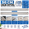 Çelik Cetvel 50 cm. 5 Adet
