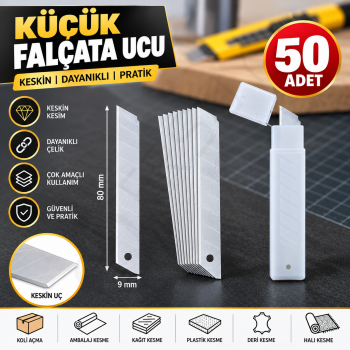 Küçük Falçata Ucu 50 Adet