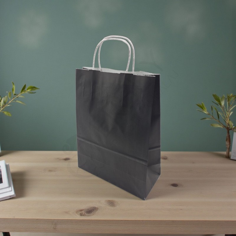 25*31+12 Kağıt Çanta Siyah Renk