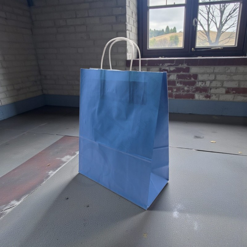 25*31+12 Kağıt Çanta Lacivert Renk