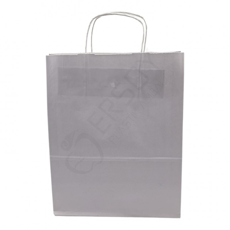 25*31+12 Kağıt Çanta Gümüş Renk