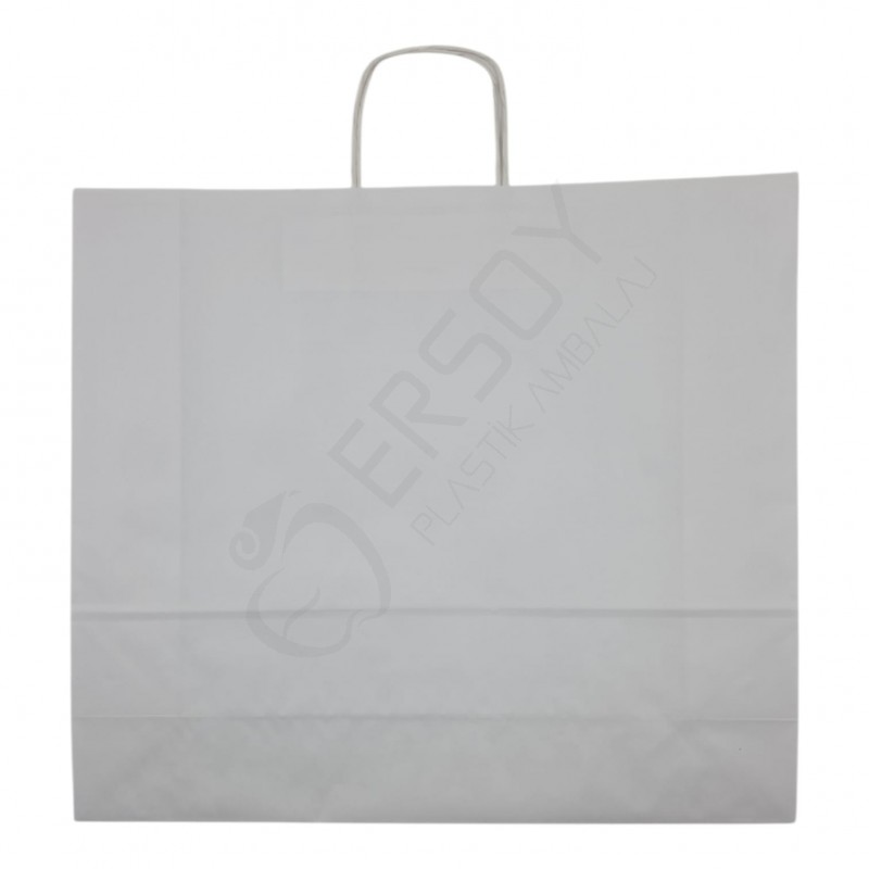 50*44+15 Kağıt Çanta Beyaz Renk