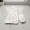 Daxi MK250 Elegance Combo Full-Sıze 2.4GHz Wıreless Keyboard & Mouse Beyaz