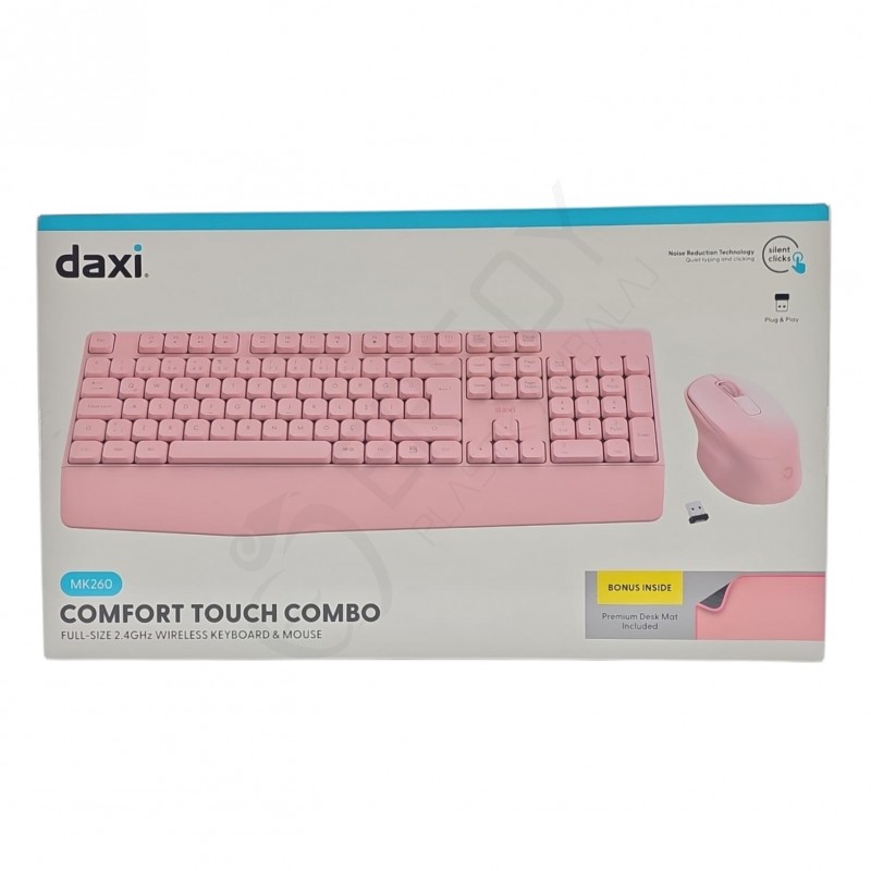 Daxı MK260 Confort Touch Combo Full-Sıze 2.4GHz Wıreless Keyboard & Mouse
