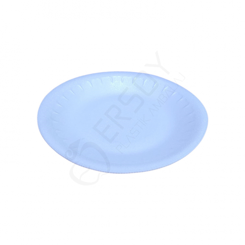 Yuvarlak Küçük Köpük Tabak 100 Adet