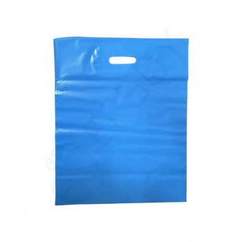 40x50 Takviyeli Mağaza Poşeti Koyu Mavi (1 Kg.)