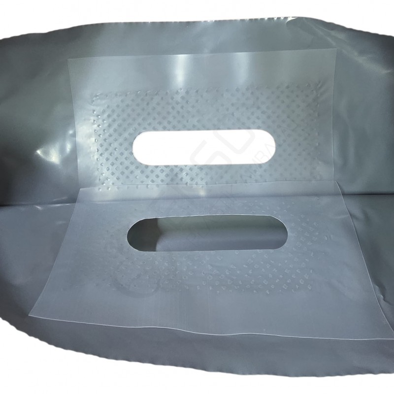 40x50 Takviyeli Mağaza Poşeti Lila (1 Kg.)