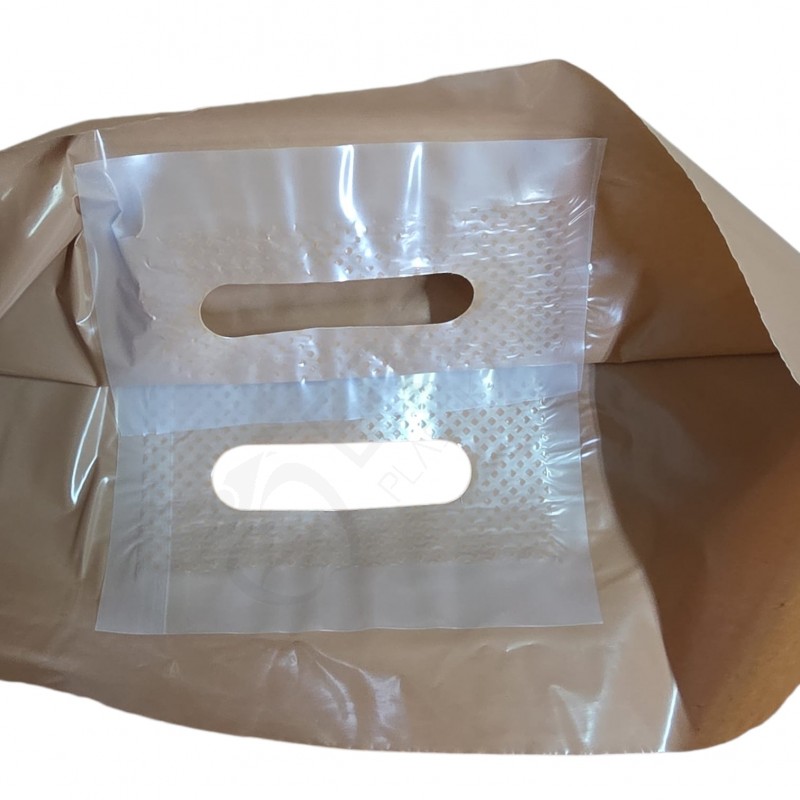 40x50 Takviyeli Mağaza Poşeti Gri (1 Kg.)