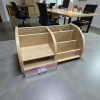 DAXİ Marka Tek Çekmeceli Ahşap Masaüstü Kalemlik (267x142x136 mm)