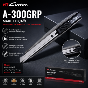 NT Cutter A-300GRP Maket Bıçağı