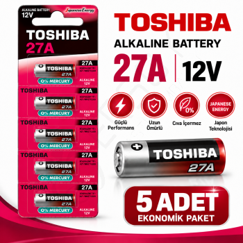Toshiba 27A Bp Alkalin Pil 5 Adet