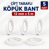 Çift Taraflı Köpük Bant 12mmx5m