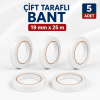 Çift Taraflı Bant 19 mm x 25 m