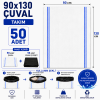 90x130 Çuval & Poşeti 50 Adet