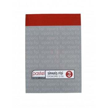 Otokopili 3 Nüsha Sipariş Fişi