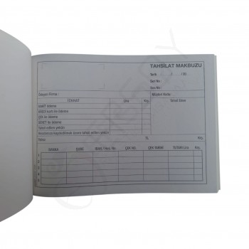 Otokopili 2 Nüsha Tahsilat Makbuzu 
