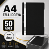 Telli Dosya Siyah 50 Adet
