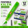 Fosforlu Kalem Yeşil 12 Adet