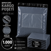 45x60 Kargo Poşeti Cepli Gri 1.000 Adet