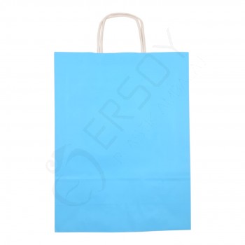 31*41+12 Kağıt Çanta Açık Mavi Renk