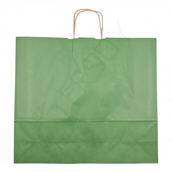50*44+15 Kağıt Çanta Koyu Yeşil Renk