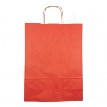 31*41+12 Kağıt Çanta Kırmızı Renk