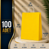 31x41+12 Kağıt Çanta Sarı Renk 100 Adet