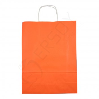 31*41+12 Kağıt Çanta Turuncu Renk