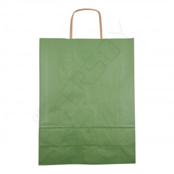 31*41+12 Kağıt Çanta Yeşil Renk