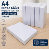A4 Beyaz Kâğıt 80 gr – 210×297 mm | 500’lü Paket
