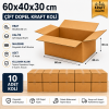 60x40x30 Kraft Kalite Çift Oluklu Koli 10 Adet
