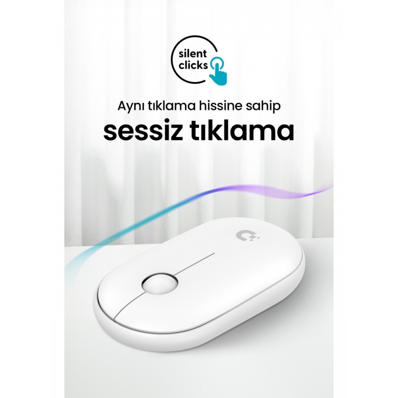 Daxi MX300 Mobile Pro Wireless Bluetooth Mouse (Beyaz) Daxi MX300 Mobile Pro Wireless Bluetooth Mouse (Beyaz)