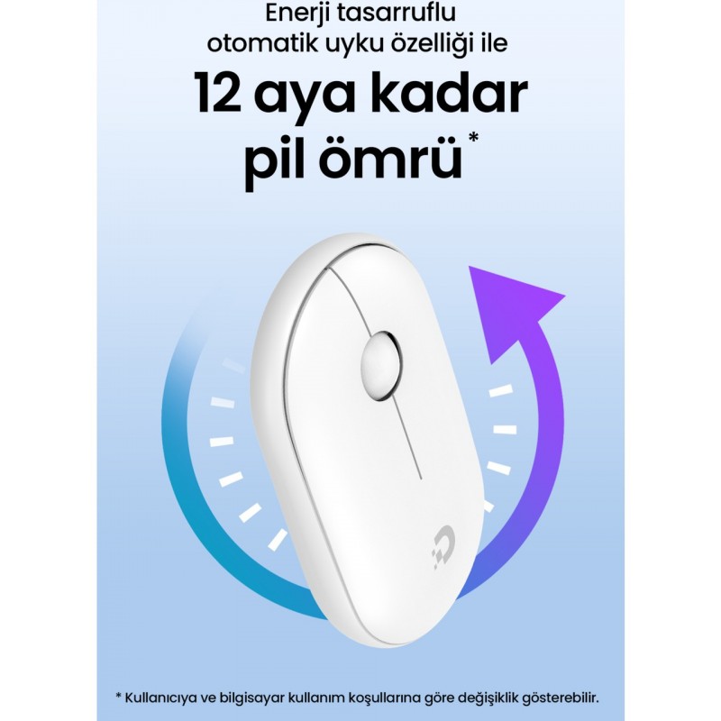 Daxi MX300 Mobile Pro Wireless Bluetooth Mouse (Beyaz) Daxi MX300 Mobile Pro Wireless Bluetooth Mouse (Beyaz)