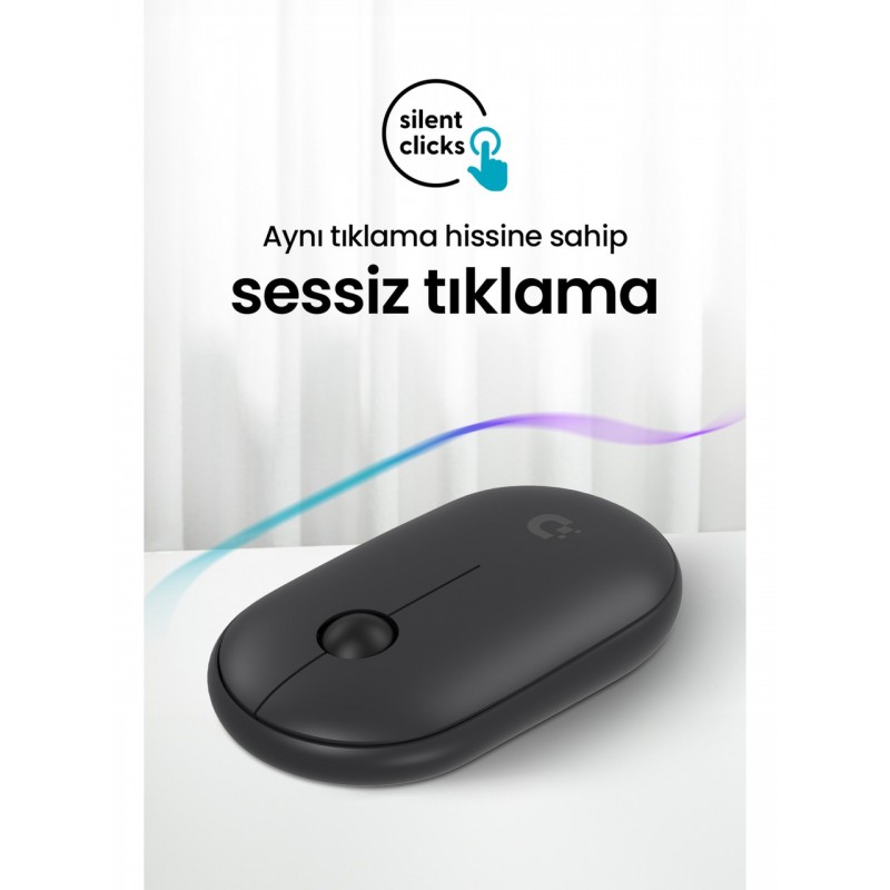 Daxi MX300 Mobıle Pro Wıreless Bluetooth Mouse (Siyah)  Daxi MX300 Mobıle Pro Wıreless Bluetooth Mouse (Siyah)