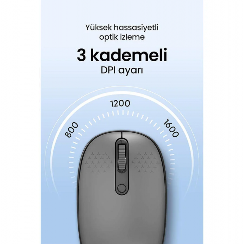 Daxi MX400 Prime Pro Wıreless Bluetooth Mouse (Gri) Daxi MX400 Prime Pro Wıreless Bluetooth Mouse (Gri)