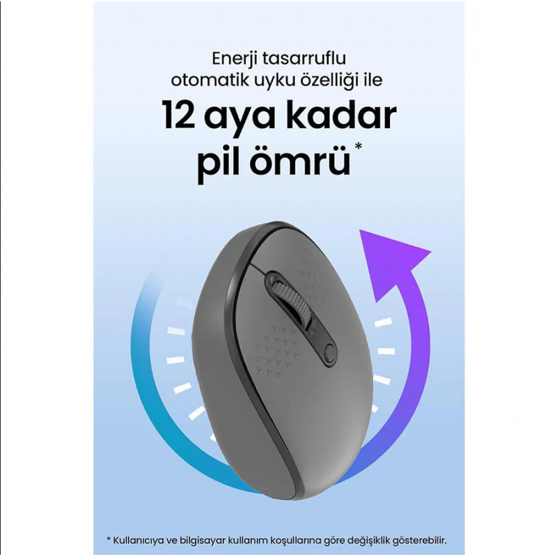 Daxi MX400 Prime Pro Wıreless Bluetooth Mouse (Gri) Daxi MX400 Prime Pro Wıreless Bluetooth Mouse (Gri)