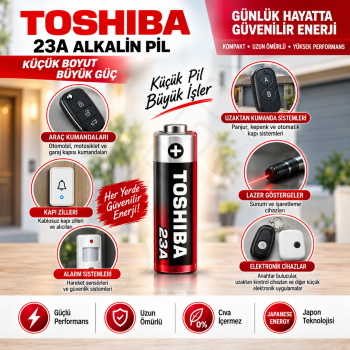 Toshiba 23A Bp Alkalin Pil 5 Adet