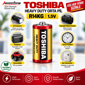 Toshiba R14KG Orta Pil 5 Adet