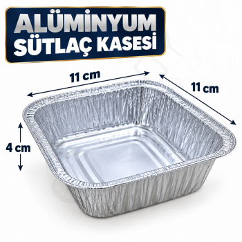 Alüminyum Sütlaç Kasesi 100 Adet
