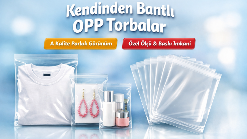 A Kalite Kendinden Bantlı OPP Torba Avantajları