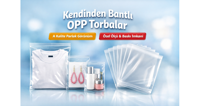 A Kalite Kendinden Bantlı OPP Torba Avantajları