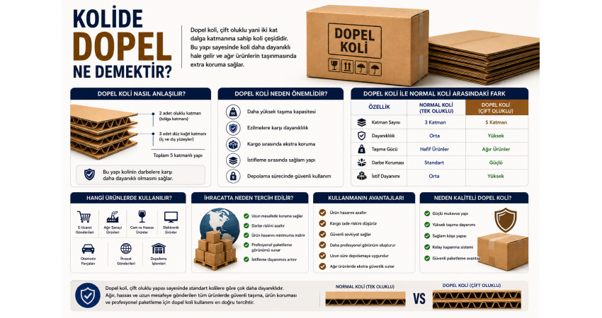 Kolide Dopel Ne Demektir? Dopel Koli Neden Önemlidir?