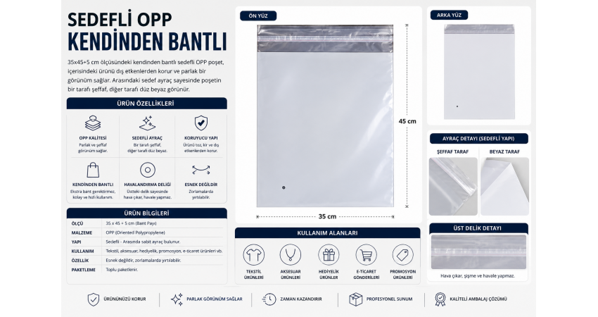Kendinden Bantlı Sedefli OPP Nedir?