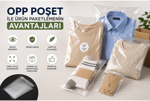 OPP Poşet ile Ürün Paketlemenin Avantajları Nelerdir?